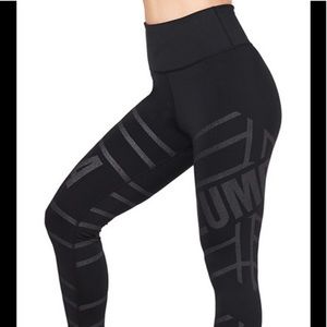 All that glitters is Zumba high waisted leggings